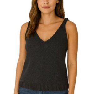 DYI Women's Sweater Tank Top Black Size Large